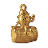 18ct Yellow Gold - Cracker Barrel Charm