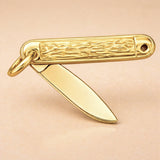 18ct Yellow Gold - Folding Pocket Knife Charm