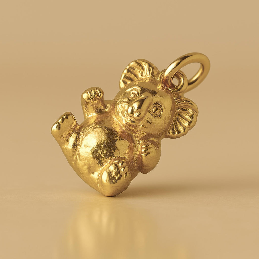 9ct Yellow Gold - Baby Koala Charm