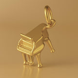 9ct Yellow Gold - Classic Grand Piano Charm