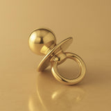 18ct Yellow Gold - Modern Pacifier Charm
