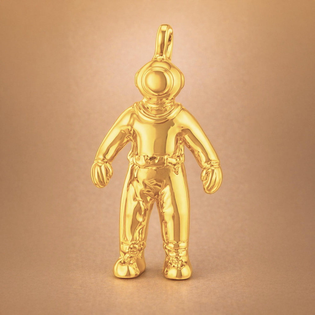 18ct Yellow Gold - Vintage Diver Charm