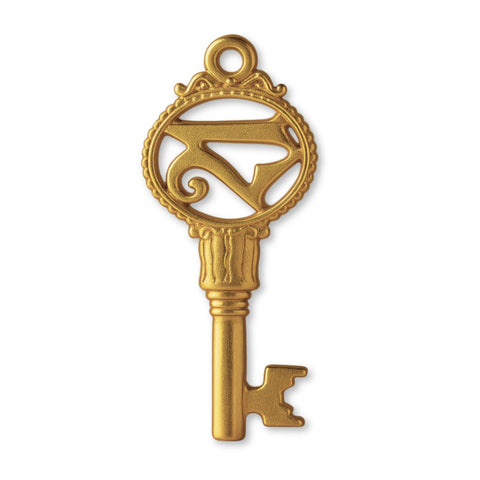 18ct Yellow Gold - Victorian Castle 21 Key Charm