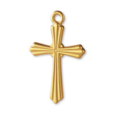 9ct Yellow Gold - Tapered Crucifix Charm