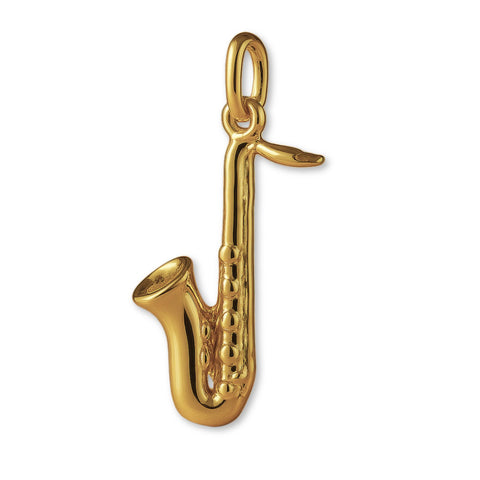 9ct Yellow Gold - Alto Saxophone Charm