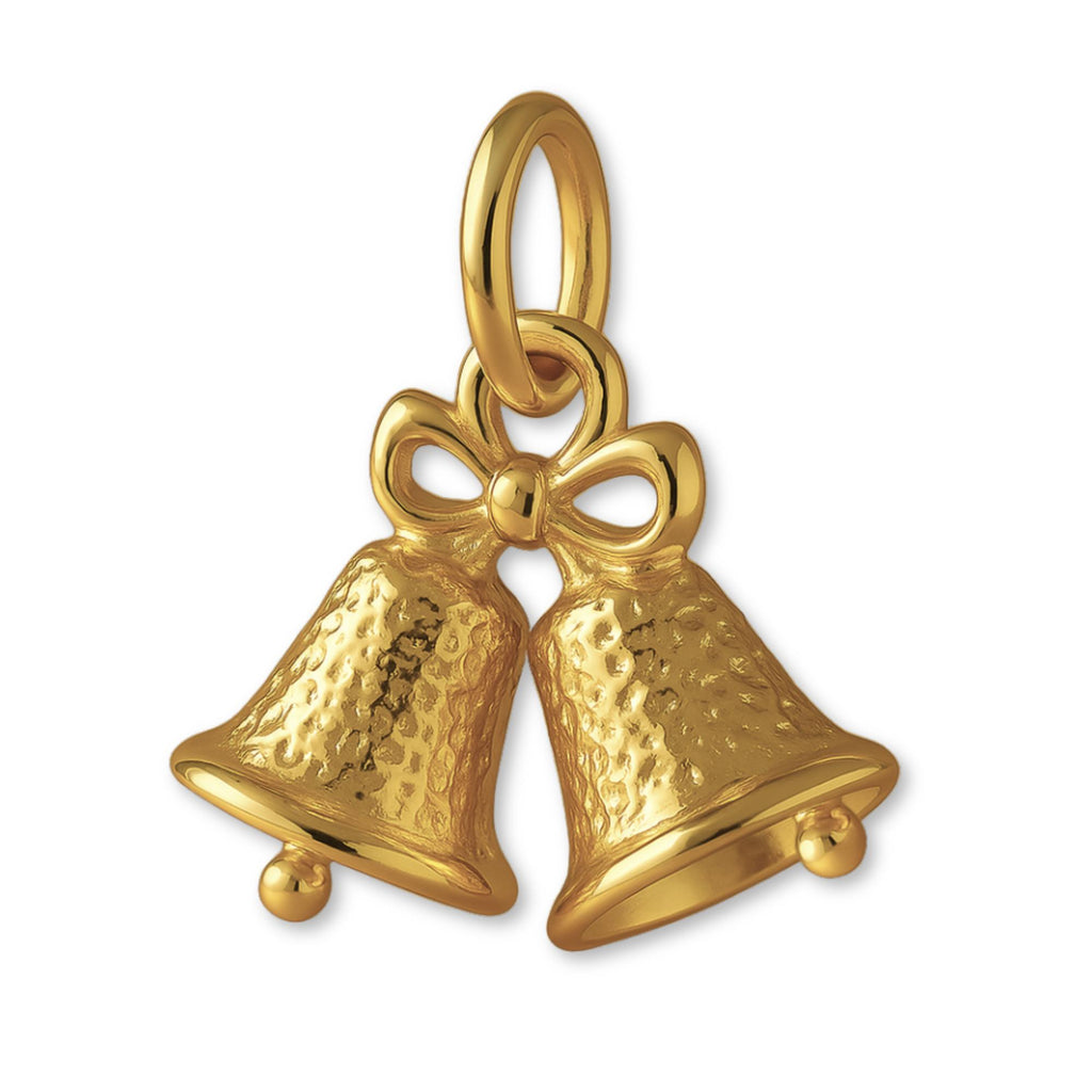 9ct Yellow Gold - Christmas Jingle Bells Charm