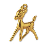 18ct Yellow Gold - Woodlands Fawn Charm
