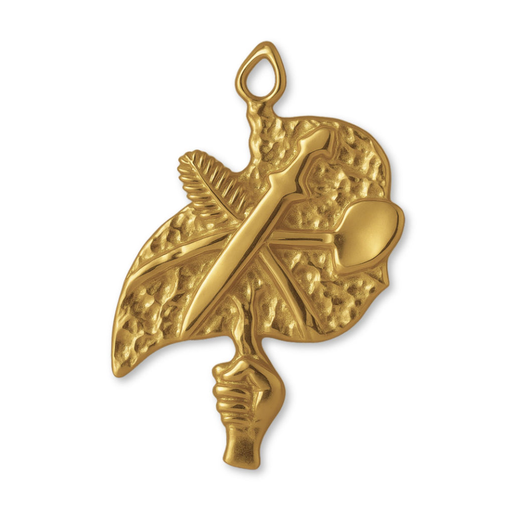 18ct Yellow Gold - Peace Sigil Charm