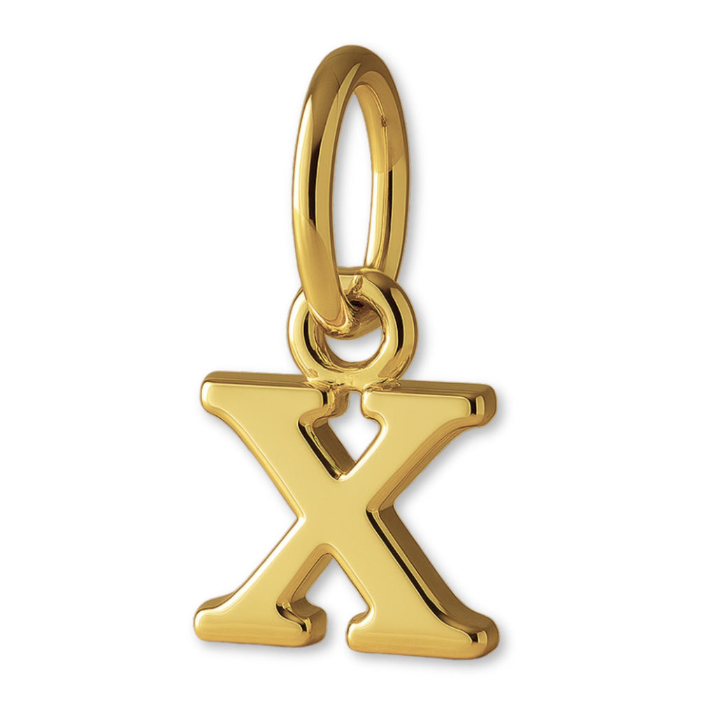 9ct Yellow Gold - Petite Letter Charm