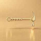 18ct Yellow Gold - Builders Hammer Charm
