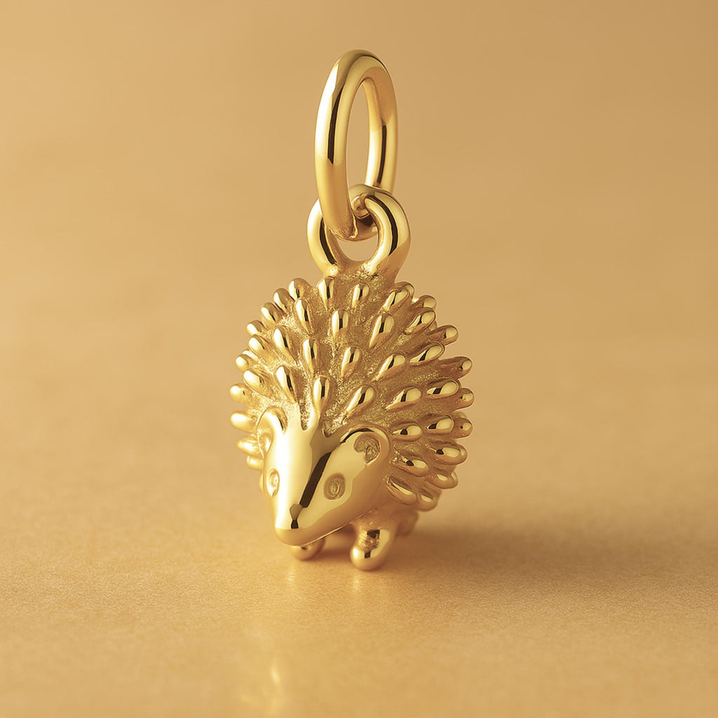 9ct Yellow Gold - Baby Porcupine Charm