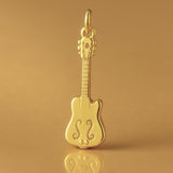 18ct Yellow Gold - ES-335 Guitar Charm