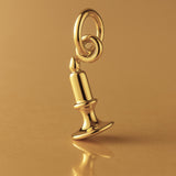 9ct Yellow Gold - Vintage Candlestick Charm