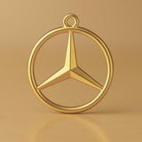 18ct Yellow Gold - Mercedes Charm