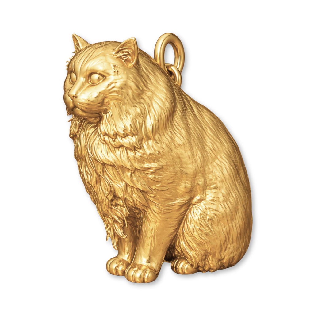 18ct Yellow Gold - Himalayan Cat Charm