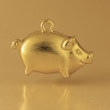 18ct Yellow Gold - Baby Piglet Charm