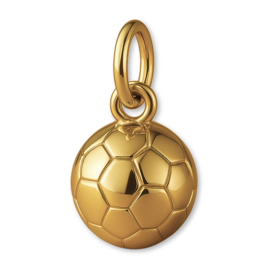9ct Yellow Gold - Soccer Ball Charm