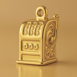 18ct Yellow Gold - Vintage Slot Machine Charm
