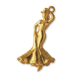 9ct Yellow Gold - Flamenco Dancer Charm