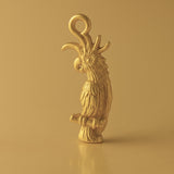 18ct Yellow Gold - Australian Cockatoo Charm