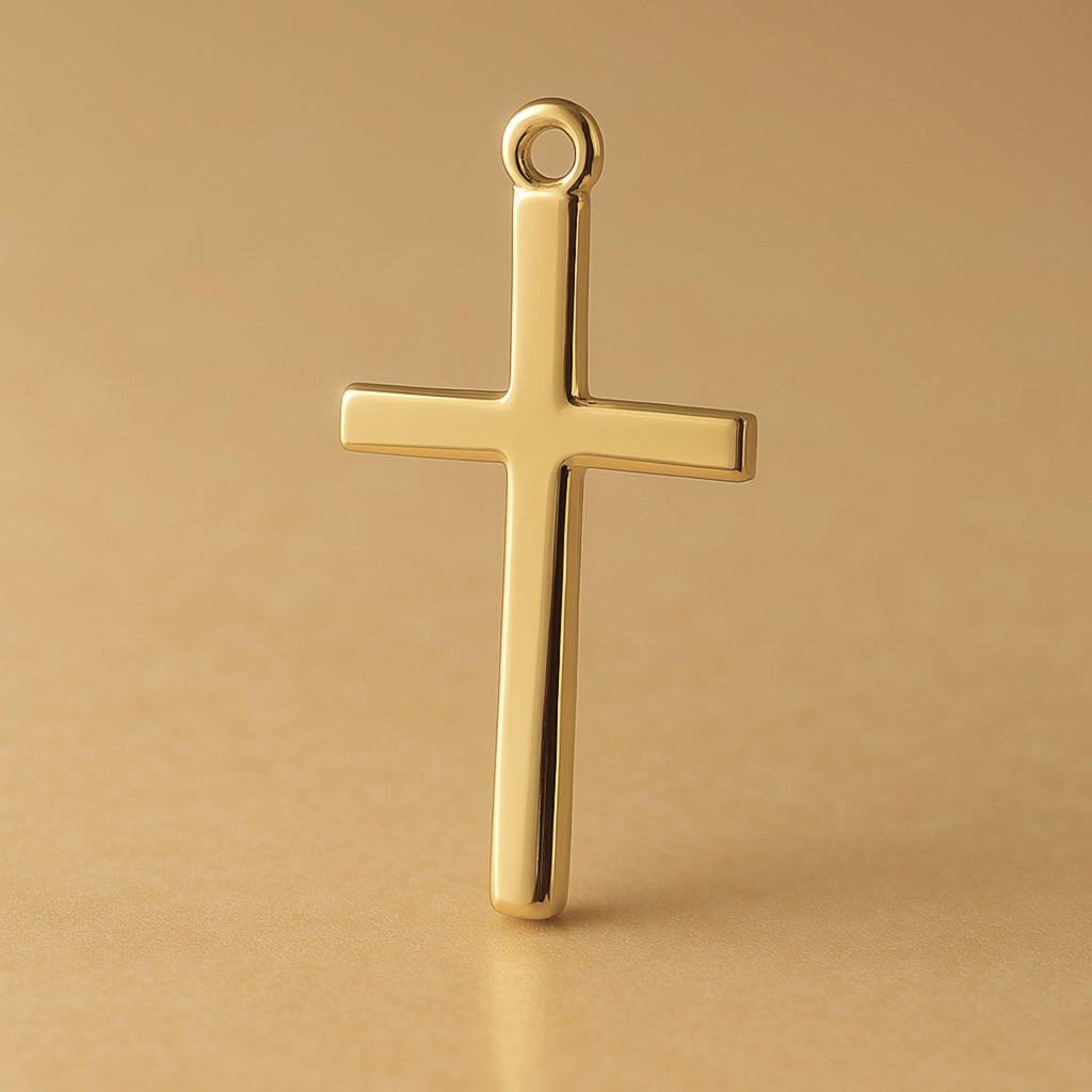 9ct Yellow Gold - Traditional Crucifix Charm