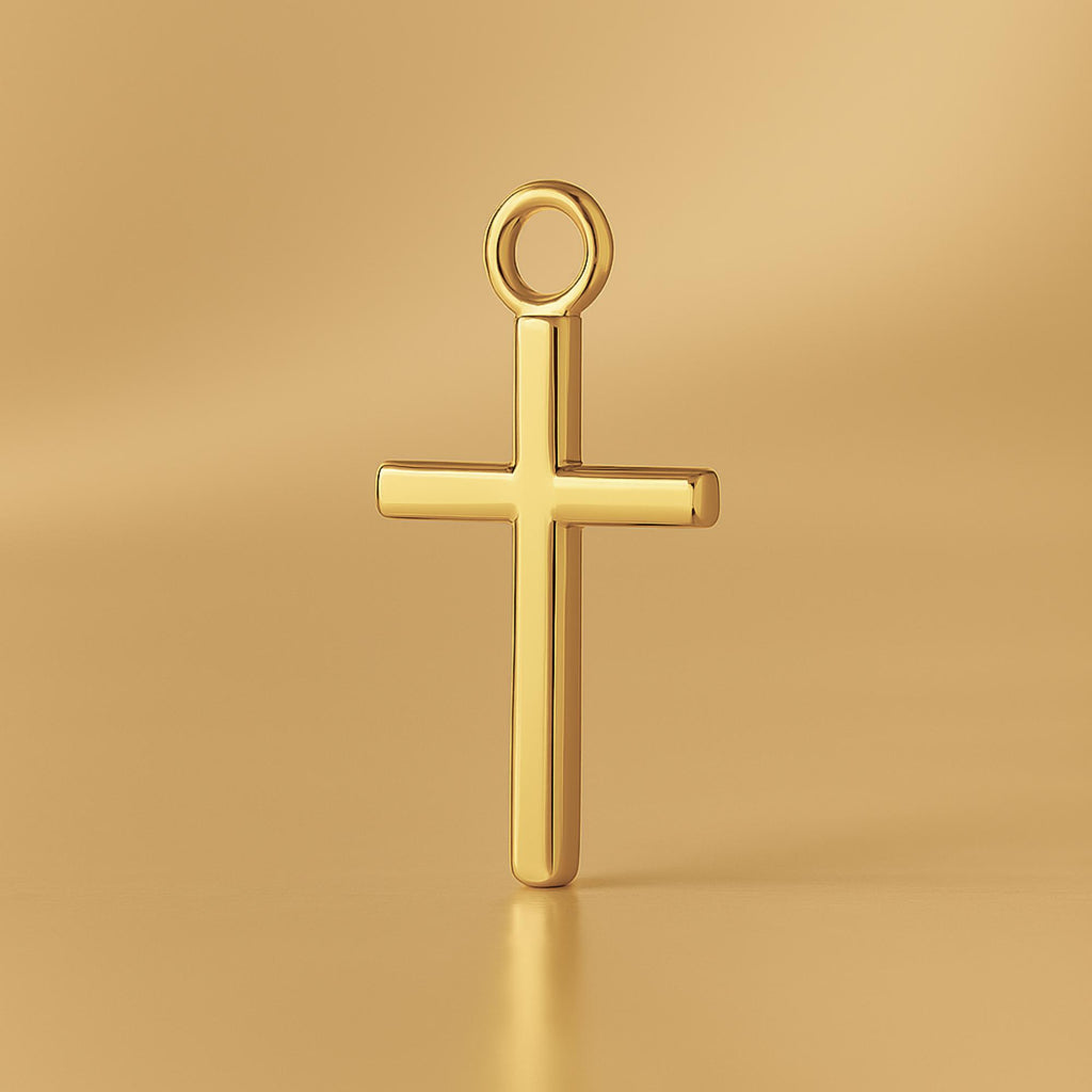 9ct Yellow Gold - Mini Crucifix Charm