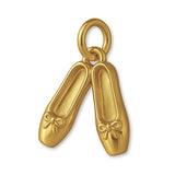 18ct Yellow Gold - Ballet Shoes Charm