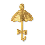 18ct Yellow Gold - Frilled Parasol Charm