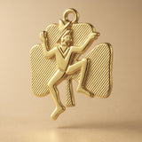 9ct Yellow Gold - Lucky Leprechaun Clover Charm