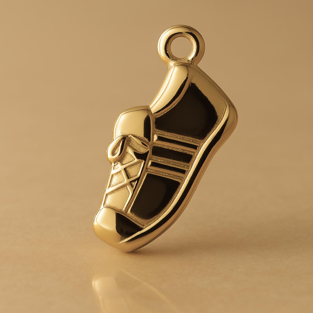 9ct Yellow Gold - Classic Sneaker Charm