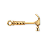 18ct Yellow Gold - Builders Hammer Charm