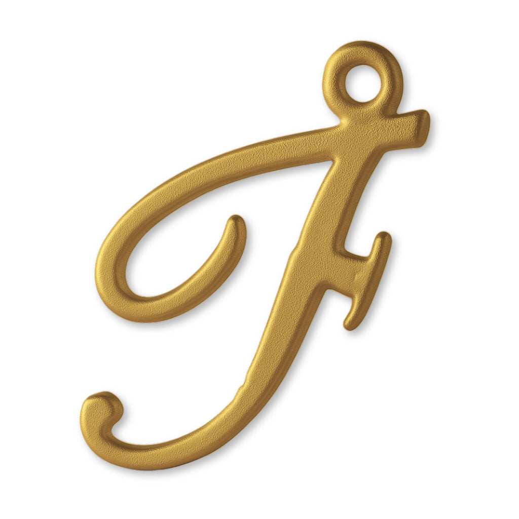 9ct Yellow Gold - Cursive Letter Charm