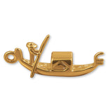 9ct Yellow Gold - Venetian Gondola Charm