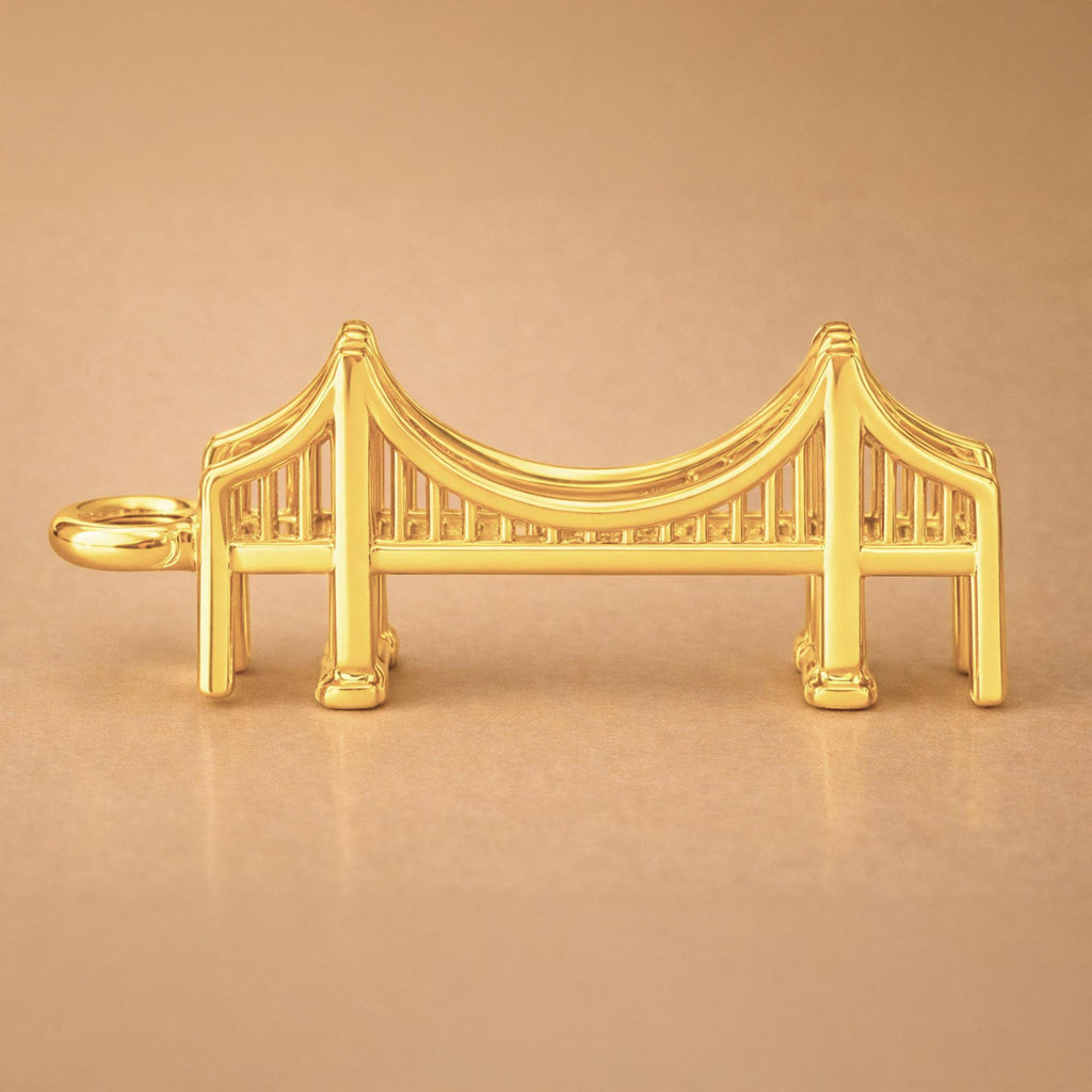 18ct Yellow Gold - Goldengate Bridge Charm