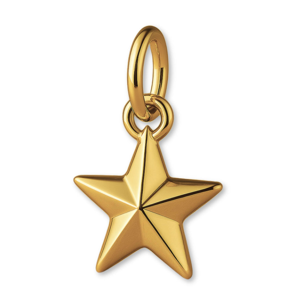 9ct Yellow Gold - North Star Charm