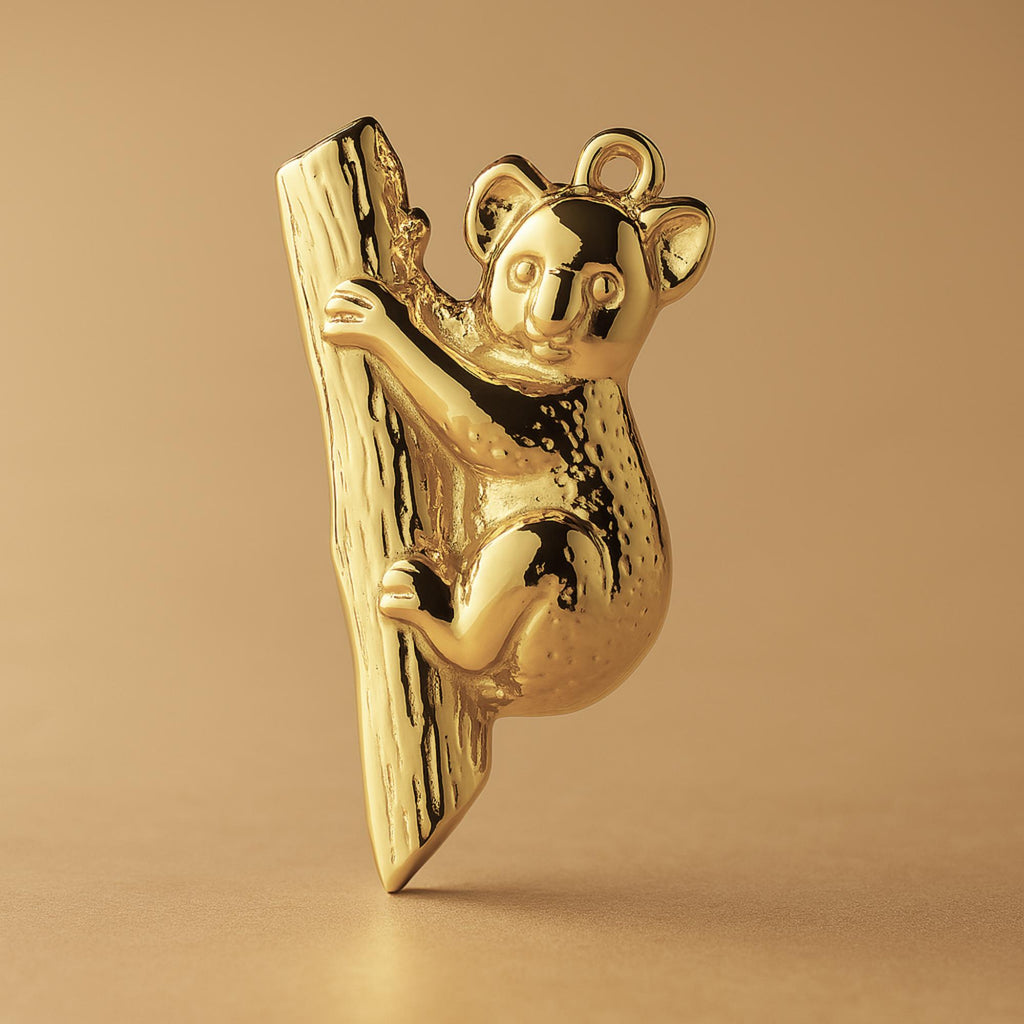18ct Yellow Gold - Australian Koala Charm