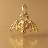 9ct Yellow Gold - Halloween Bat Charm
