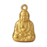 9ct Yellow Gold - Meditating Buddha Charm
