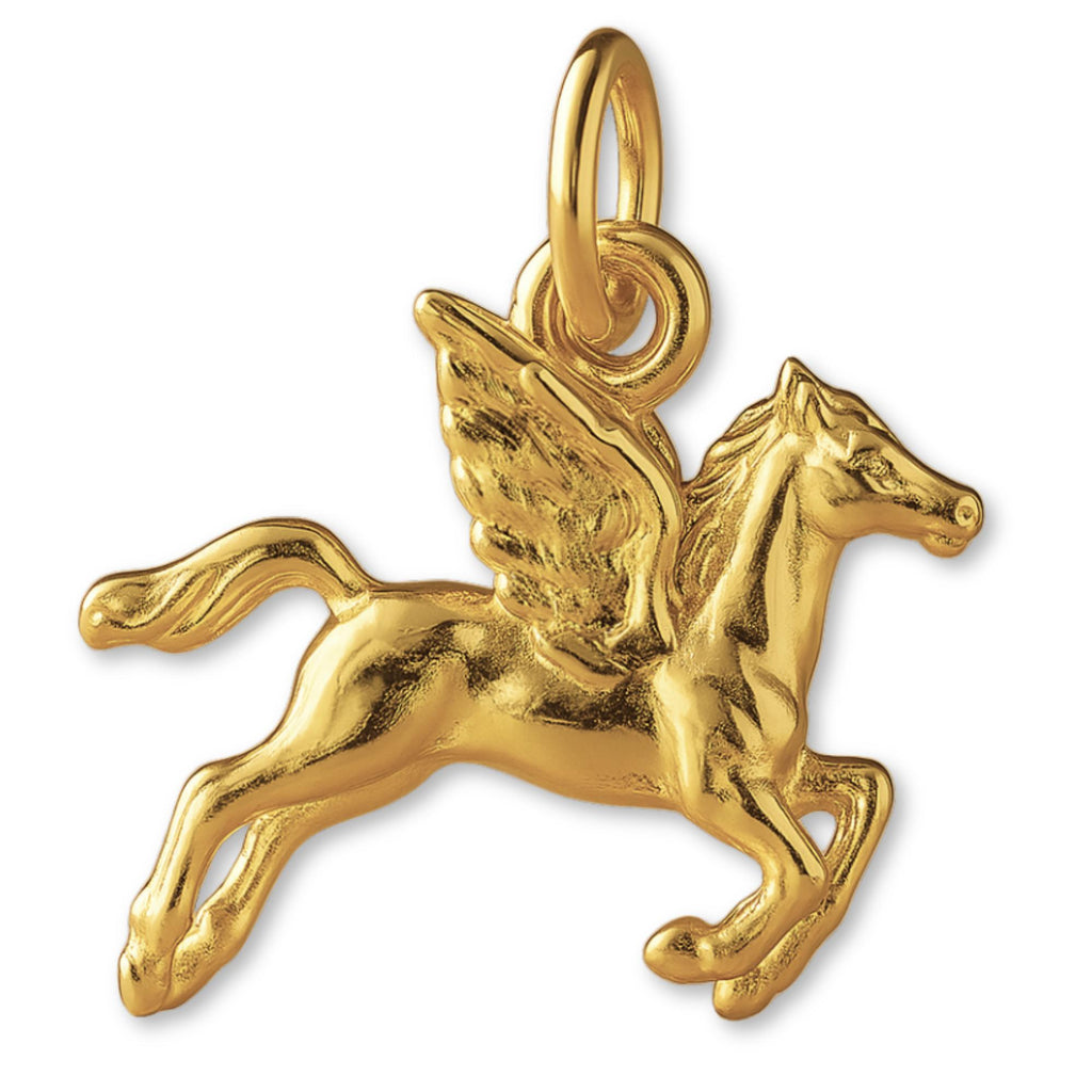 18ct Yellow Gold - Flying Pegasus Charm