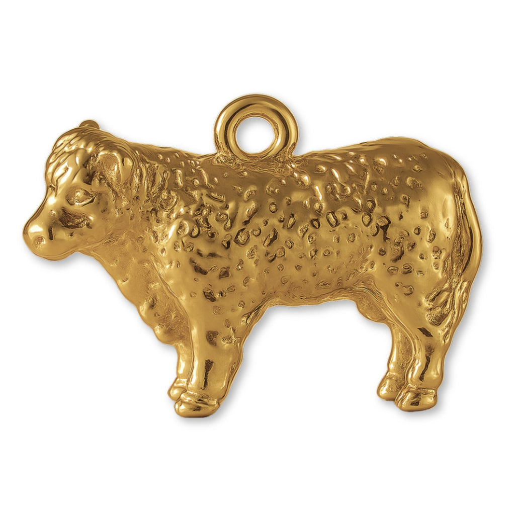 9ct Yellow Gold - Merino Sheep Charm