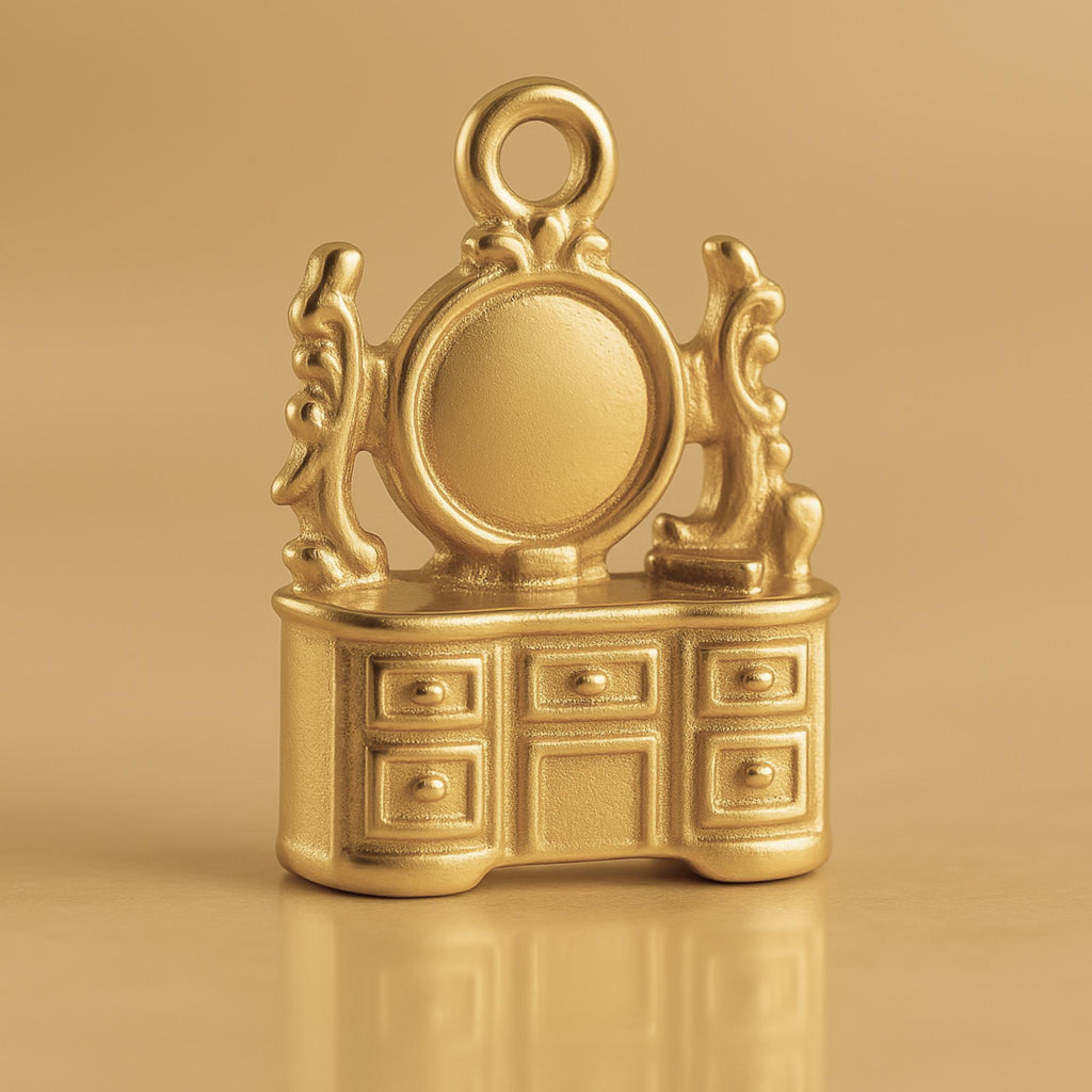 9ct Yellow Gold - Vanity Dresser Charm