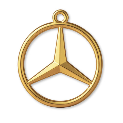 18ct Yellow Gold - Mercedes Charm