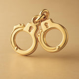 18ct Yellow Gold - Classic Handcuffs Charm