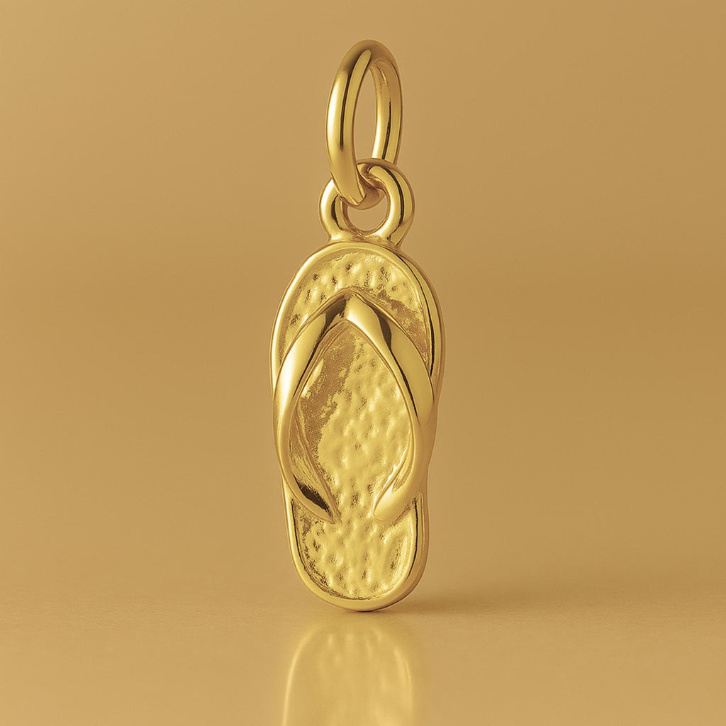 9ct Yellow Gold - Flip Flip Thong Charm