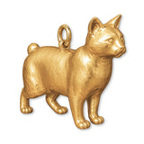18ct Yellow Gold - Pixiebob Cat Charm