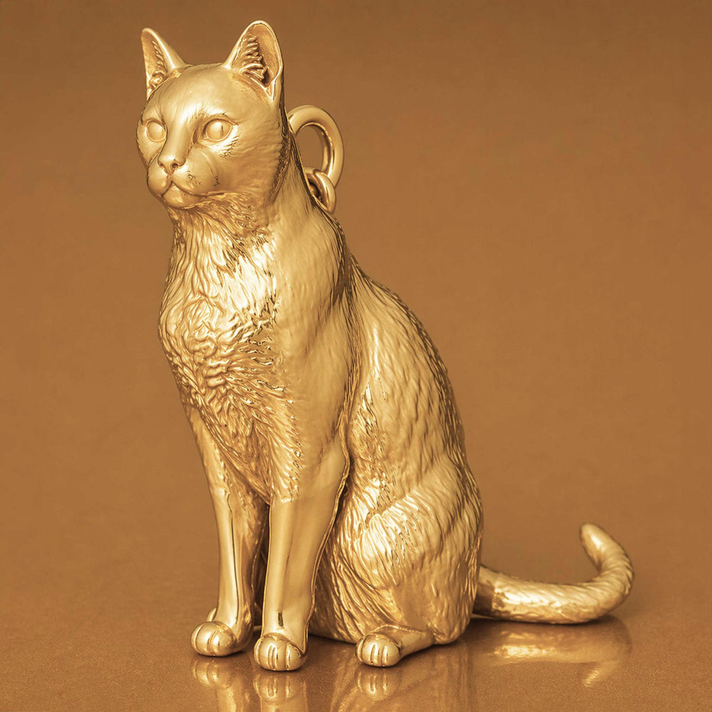 9ct Yellow Gold - Burmilla Cat Charm