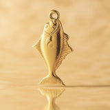 9ct Yellow Gold - Flounder Fish Charm