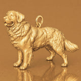 9ct Yellow Gold - Bernese Mountain Dog Charm