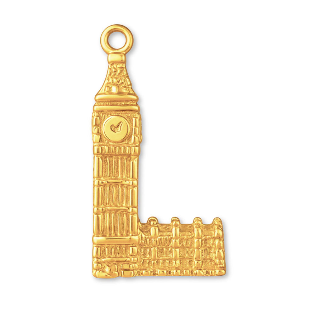 18ct Yellow Gold - Big Ben Tower Charm