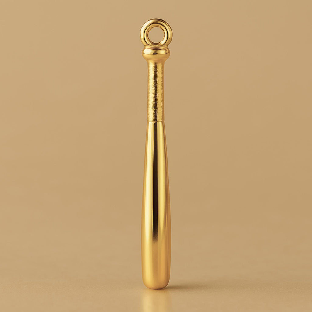 18ct Yellow Gold - Baseball Bat Charm